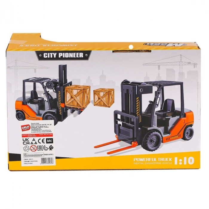 ÇOK SATAN 9998-16 Fonksiyonel Forklift Aracı 24 cm 1:10 -Birliktoys