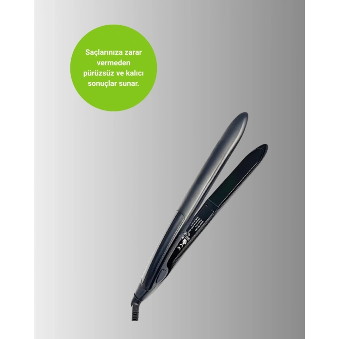 ÇOK SATAN A Kalite Orijinal 2025 Isı Ayarlı Titanyum Seramik Plakalı Profesyonel Saç Düzleştirici