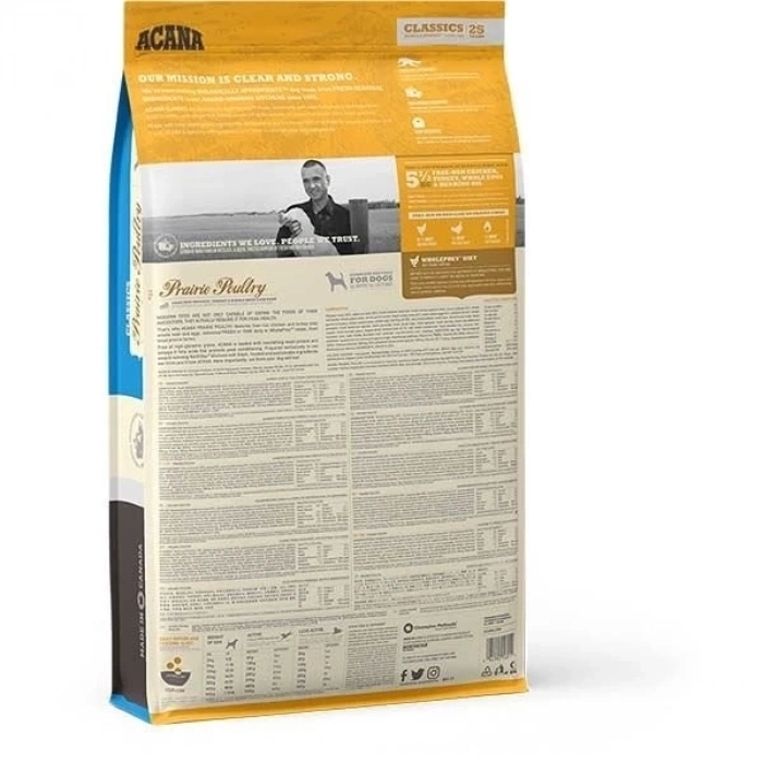 ÇOK SATAN Acana Classics Düşük Tahıllı Tavuklu ve Sebzeli Yetişkin Köpek Maması 11.4 Kg