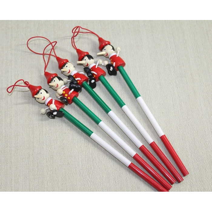 ÇOK SATAN Ahşap Pinokyo Kurşun Kalem