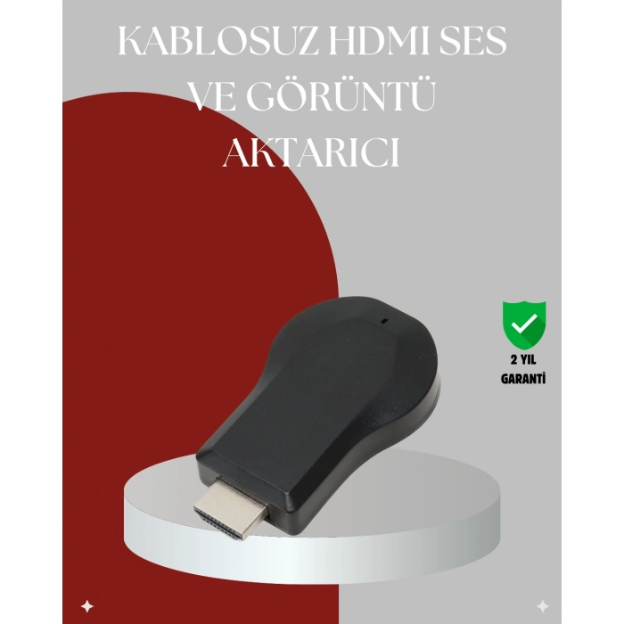ÇOK SATAN AirPlay ve DLNA Destekli Kablosuz HDMI Ekran Paylaşım Cihazı