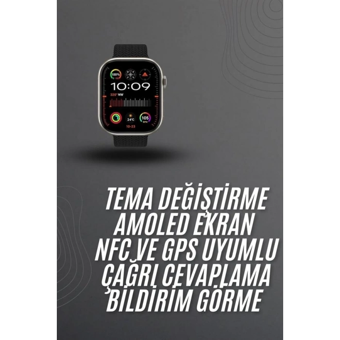 ÇOK SATAN Akıllı saat 2.02 inch Nabız Ölçer Arama Konuşma Müzik Dinleme