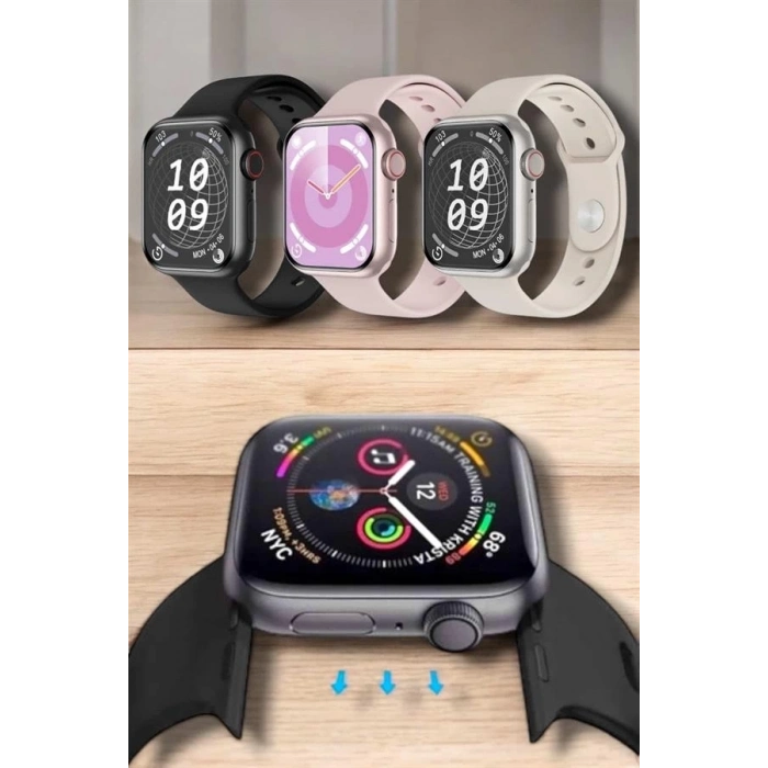 ÇOK SATAN Akıllı Saat Adım Sayar, Kalp Atışı İzleme Dokunmatik Bluetooth Bağlantılı