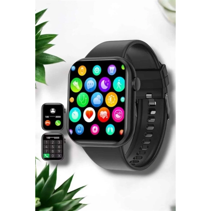 ÇOK SATAN Akıllı Saat iOS ve Android ile Uyumlu Şık ve Çok Fonksiyonlu