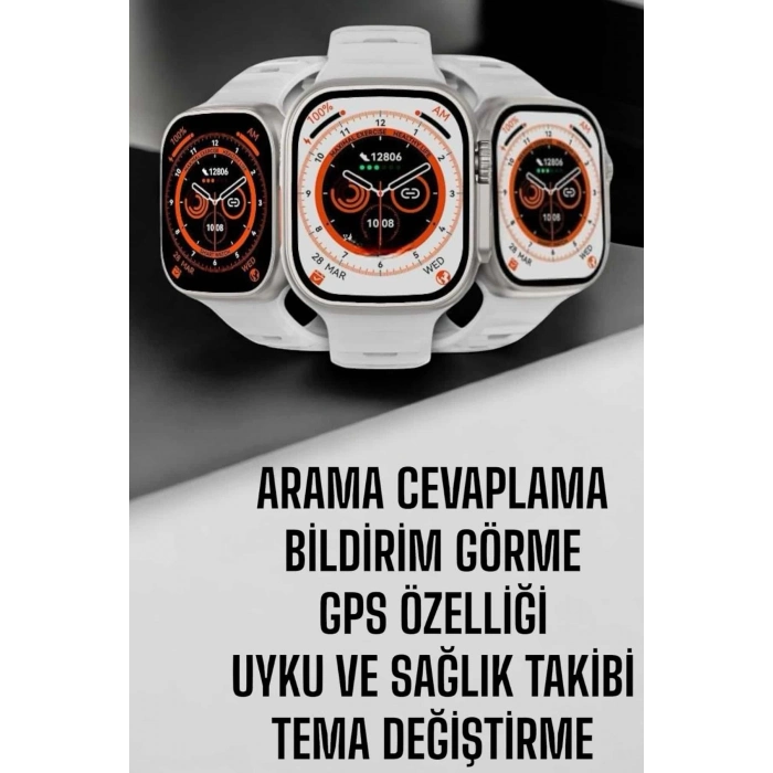 ÇOK SATAN Akıllı Saat Nabız Ölçebilen Yeni Nesil GPS ve Adımsayar Özelliği
