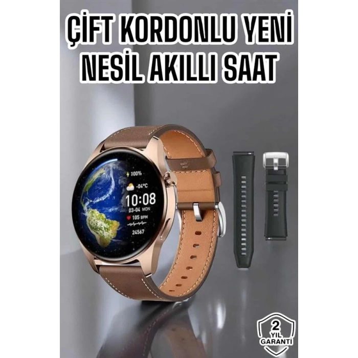 ÇOK SATAN Akıllı Saat Sesli Görüşme NFC ve GPS Uyumlu Bluetooth Bağlantılı