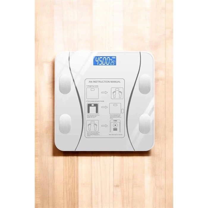 ÇOK SATAN Akıllı Tartı Dijital Baskül Yağ Su Kas Vücut Kitle Kilo Ölçer Tartı