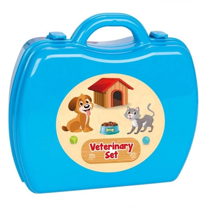 ÇOK SATAN Aksesuarlı Çantalı Veteriner Seti 21 Parça