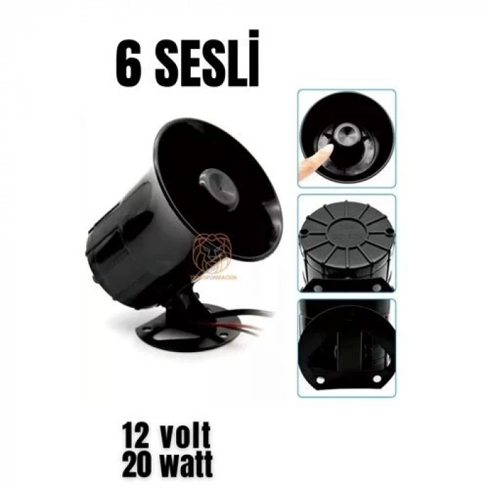 ÇOK SATAN Alarm Sireni 6 Değişik Sesli