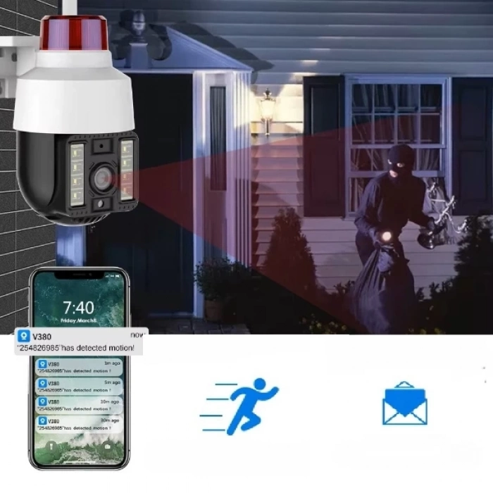 ÇOK SATAN Alarmlı Dış Mekan Güvenlik Kamerası