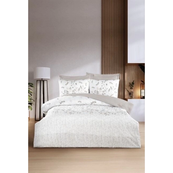 ÇOK SATAN Altınbaşak Creaforce Linea Pebble Çift Kişilik Nevresim Takımı