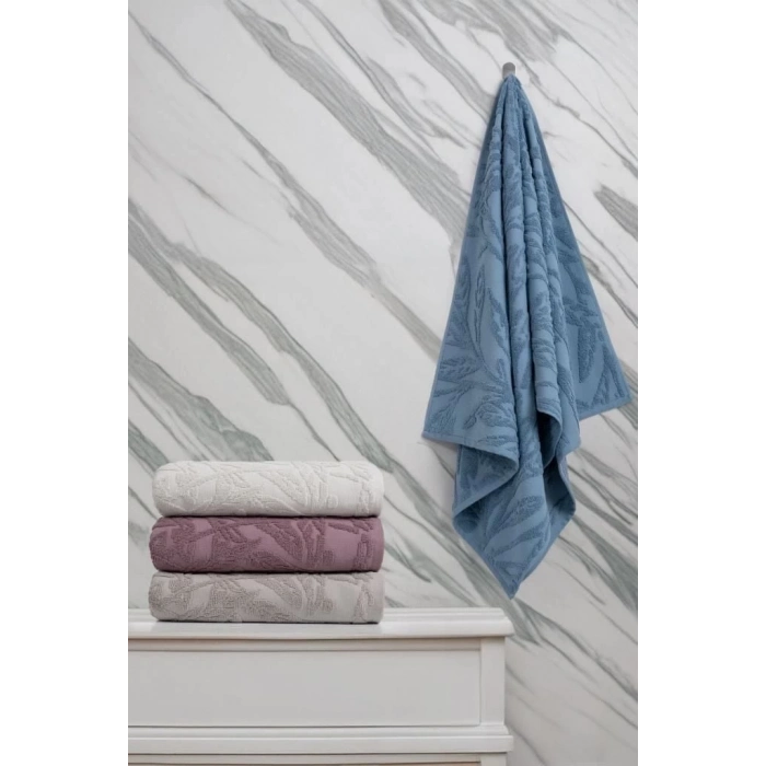 ÇOK SATAN Altınbaşak Jakarlı 4´lü 50x90 El Havlusu Milena