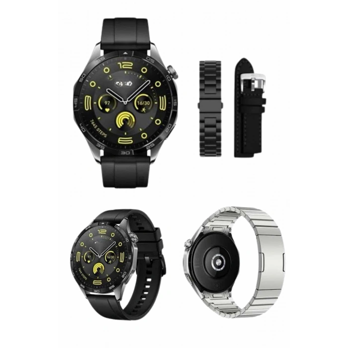 ÇOK SATAN Amoled Ekran 3 Kordonlu Akıllı Saat 5.0 Bluetooth Bağlantılı Android ve İOS Uyumlu