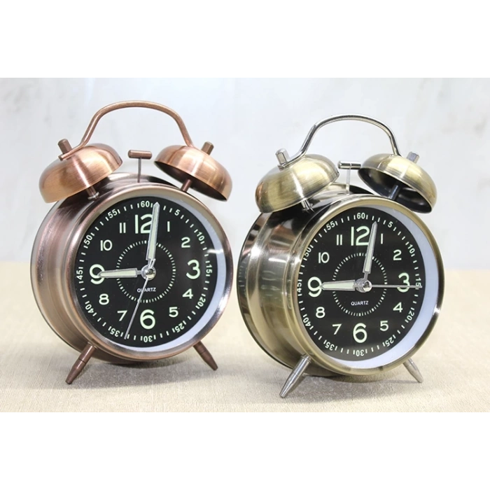 ÇOK SATAN Antik Metal Çalar Saat Model 1