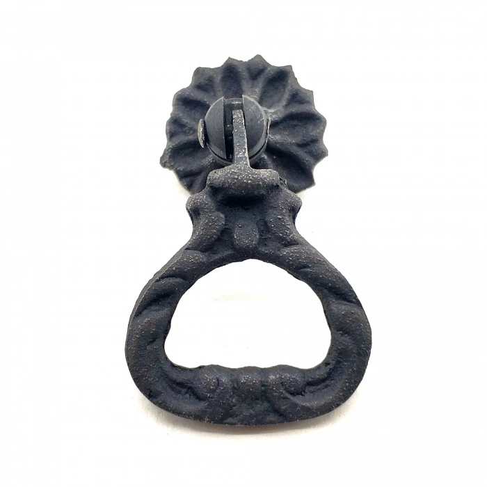 ÇOK SATAN Antika Tarz Dekoratif Pirinç Kalp Sarkaç Mobilya Kulbu - 25 mm, Oksit