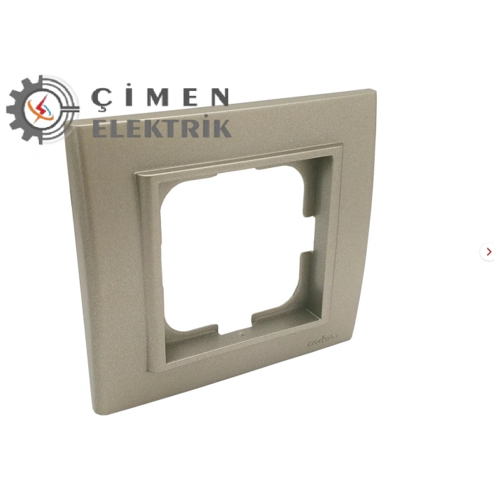 ÇOK SATAN Antrasit Tekli Çerçeve - Priz ve Anahtar İçin Uyumlu Çerçeve