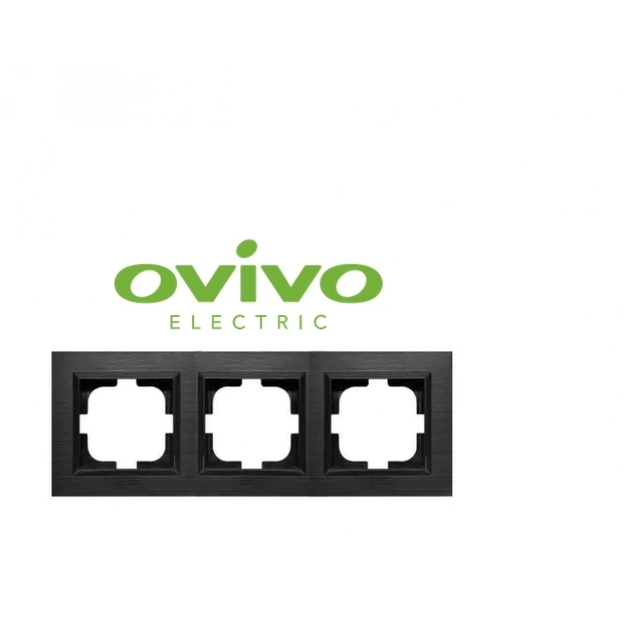 ÇOK SATAN Antrasit Üçlü Çerçeve Quantum - Priz ve Anahtar İçin Uyumlu Çerçeve