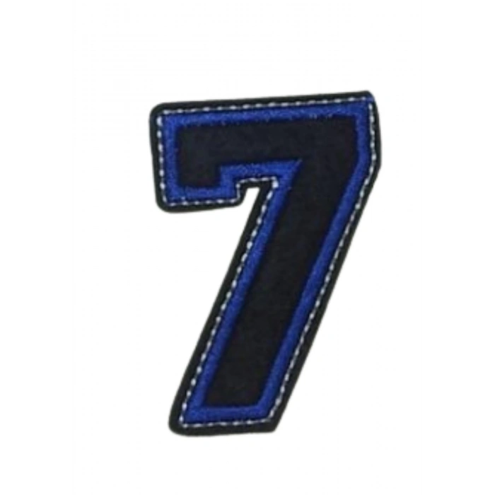 ÇOK SATAN Aplike Ütü İle Yapışan 7  Rakamı  Arma 2x5 cm