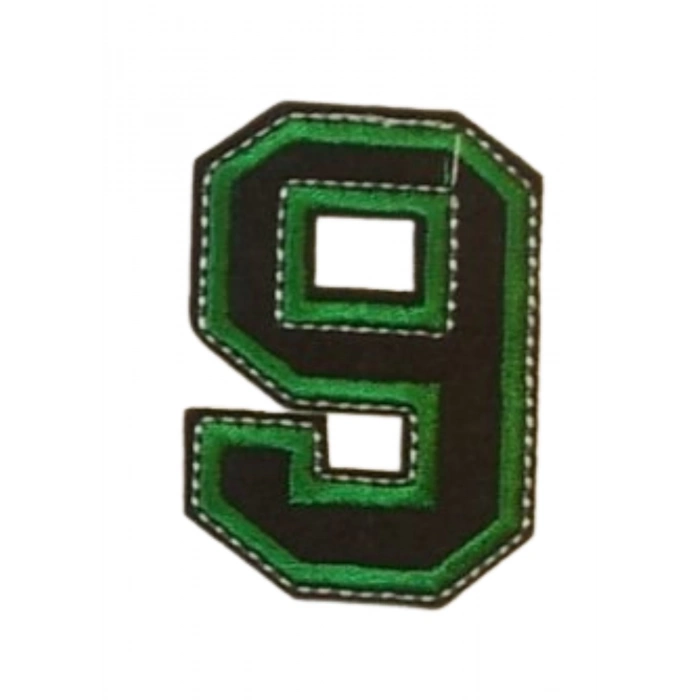 ÇOK SATAN Aplike Ütü İle Yapışan 9  Rakamı Arma 4x5 cm