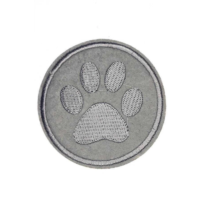 ÇOK SATAN Aplike Ütü İle Yapışan Gri Pati Arma 5 cm