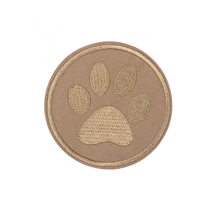 ÇOK SATAN Aplike Ütü İle Yapışan Kahve Pati Arma 5 cm