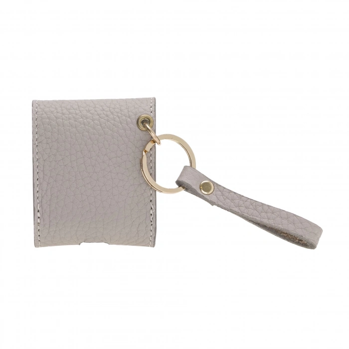 ÇOK SATAN Apple AirPods 2.nesil Uyumlu Deri Kılıf Mai Snap ERC3 Bej