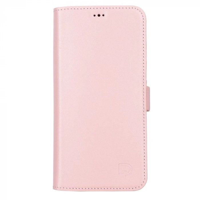 ÇOK SATAN Apple iPhone 13 Pro Max Uyumlu Deri Cüzdanlı Kılıf Toz Pembe