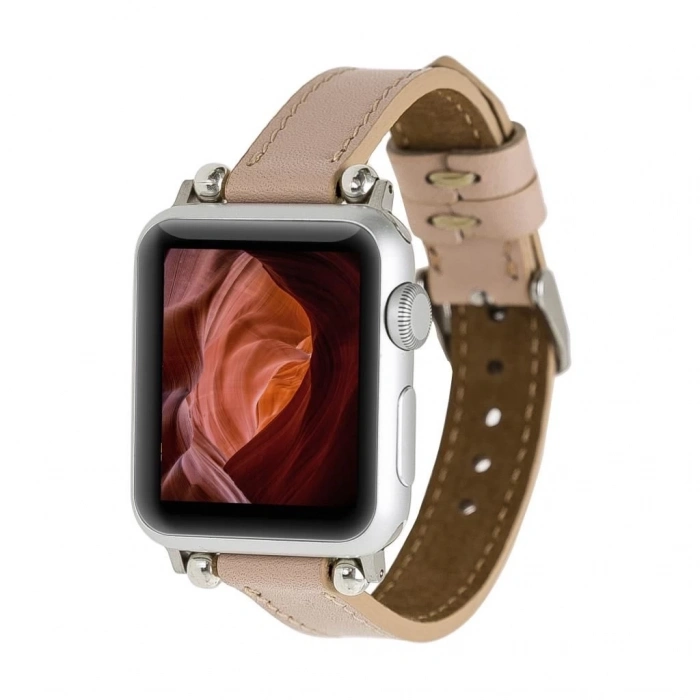 ÇOK SATAN Apple Watch Uyumlu Deri Kordon 38-40-41mm Ferro NU01N