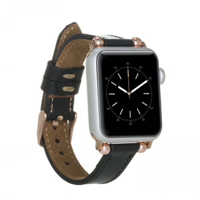 ÇOK SATAN Apple Watch Uyumlu Deri Kordon 38-40-41mm Ferro RST1