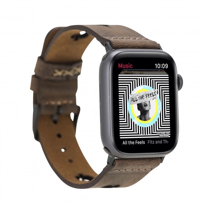 ÇOK SATAN Apple Watch Uyumlu Deri Kordon 38-40-41mm G6 Avesta