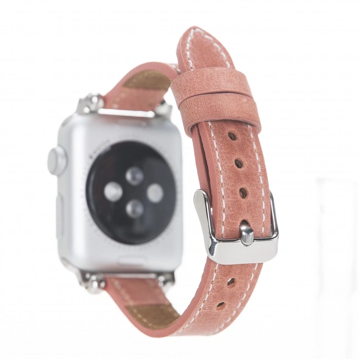 ÇOK SATAN Apple Watch Uyumlu Deri Kordon 38-40-41mm Slim G17