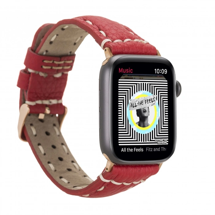 ÇOK SATAN Apple Watch Uyumlu Deri Kordon 38-40-41mm SM43 ERC2