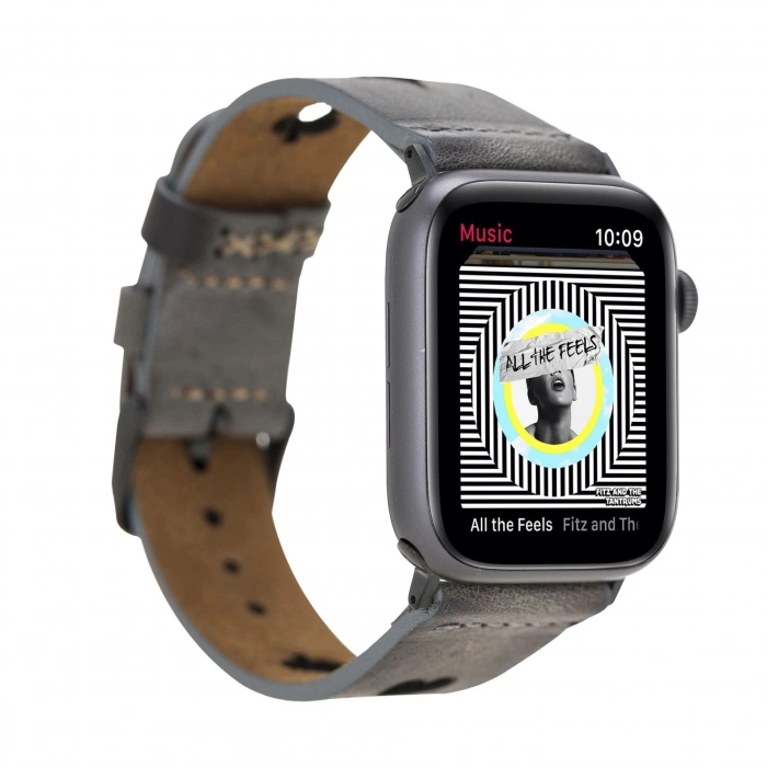ÇOK SATAN Apple Watch Uyumlu Deri Kordon 38-40-41mm VS4EF Avesta