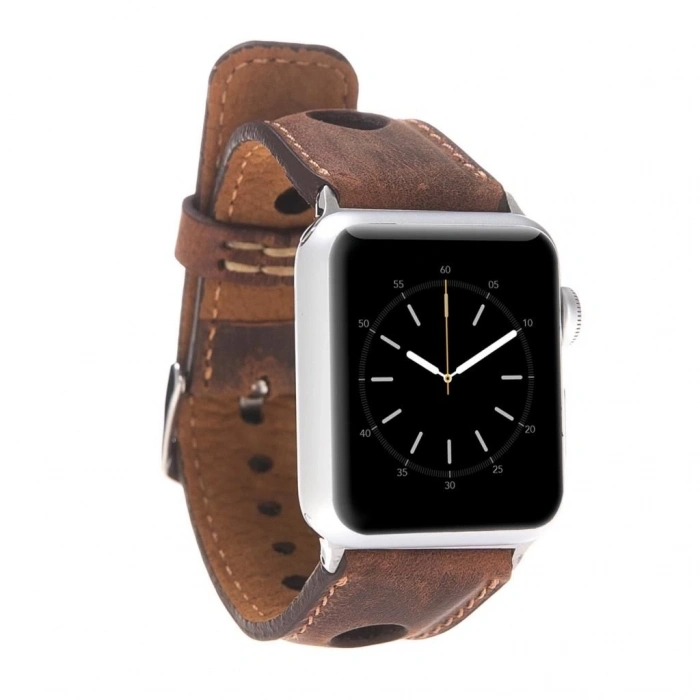 ÇOK SATAN Apple Watch Uyumlu Deri Kordon 42-44-45mm ARK G2