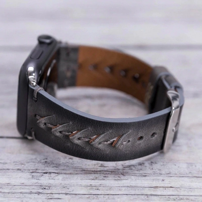 ÇOK SATAN Apple Watch Uyumlu Deri Kordon 42-44-45mm Boras VS4EF