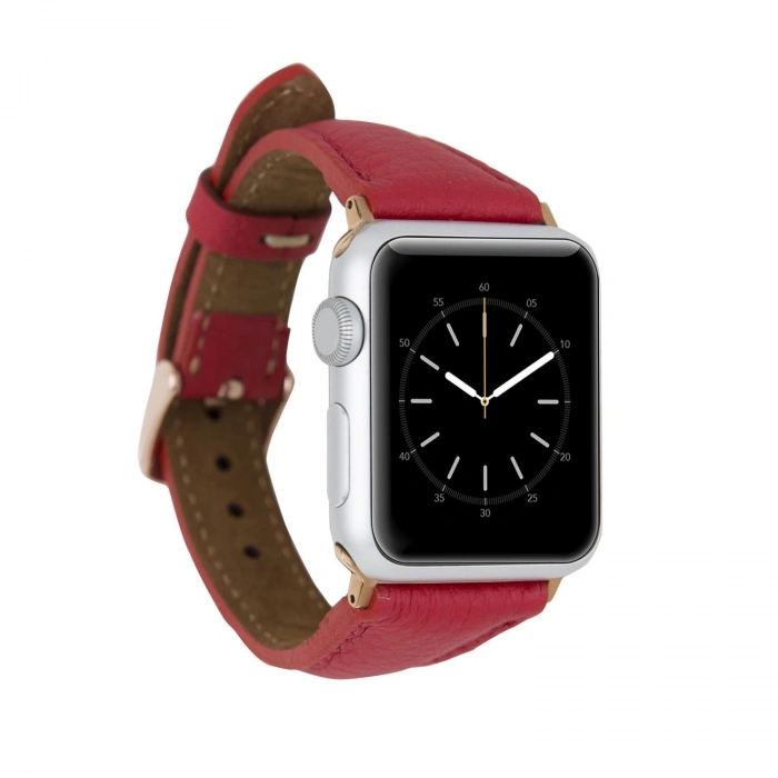 ÇOK SATAN Apple Watch Uyumlu Deri Kordon 42-44-45mm Slim ERC2