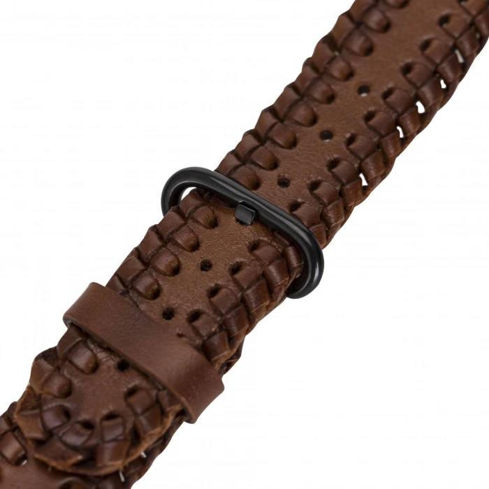 ÇOK SATAN Apple Watch Uyumlu Deri Kordon 42-44-45mm SM58 RST2EF