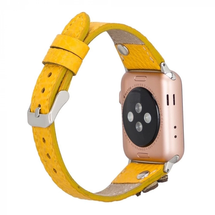 ÇOK SATAN Apple Watch Uyumlu Deri Kordon Clover 42-44-45mm TR FL12