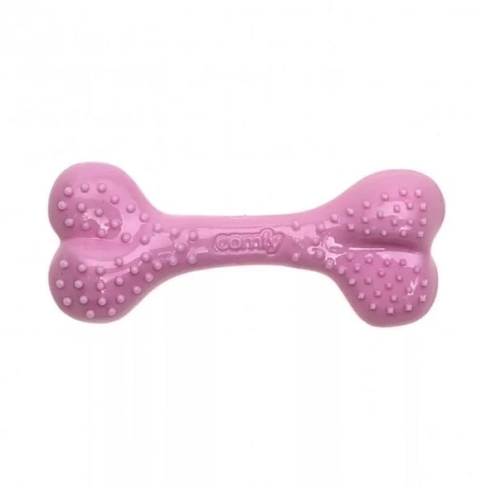 ÇOK SATAN Aquael Comfy Toy Kemik Şeklinde Çilek Aromalı Köpek Oyuncağı Pembe 16.5 Cm