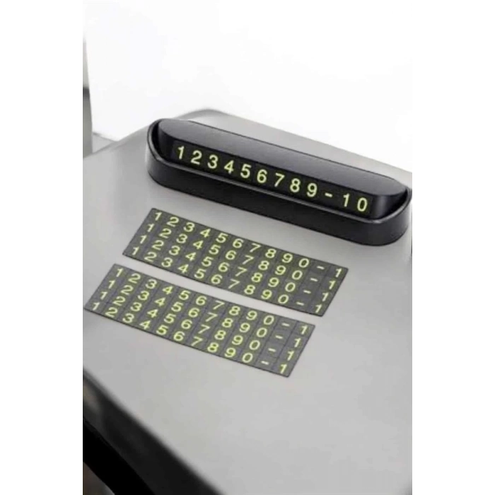 ÇOK SATAN Araba Park Numaratörü Araç İçi Numaralık Değiştirilebilir Çevirmeli Mini