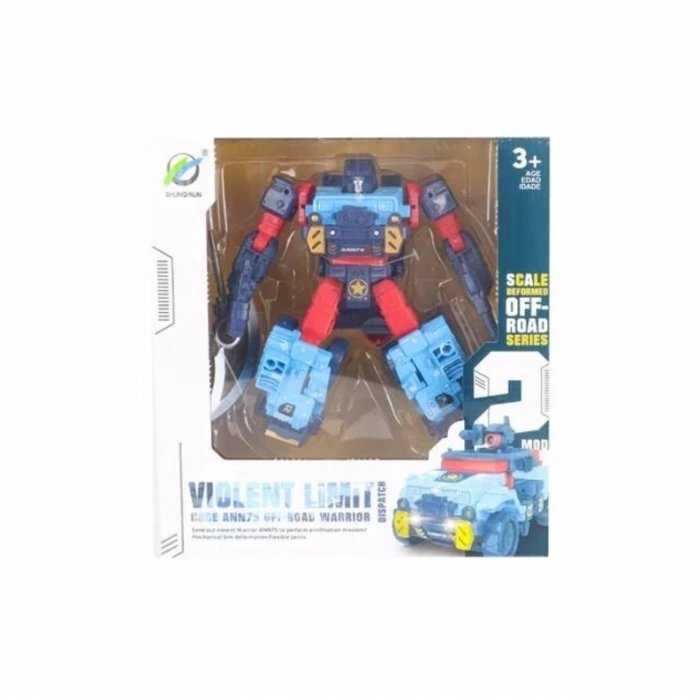 ÇOK SATAN Arazi Aracına Dönüşen Mavi Robot