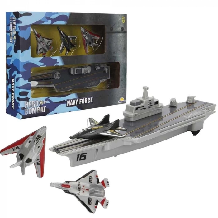 ÇOK SATAN ASKER OYUN SET JET/UÇAK GEMİSİ 4PRÇ