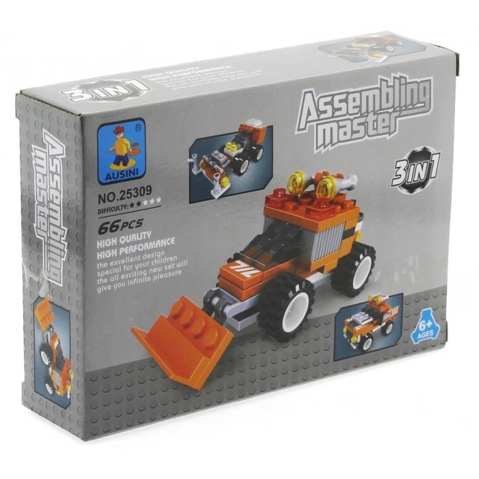 ÇOK SATAN Ausini Assembling Master 3 in 1 66 Parça Traktörler