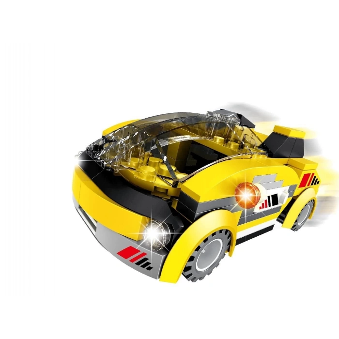 ÇOK SATAN Ausini City Sarı Spor Araba 134 Parça