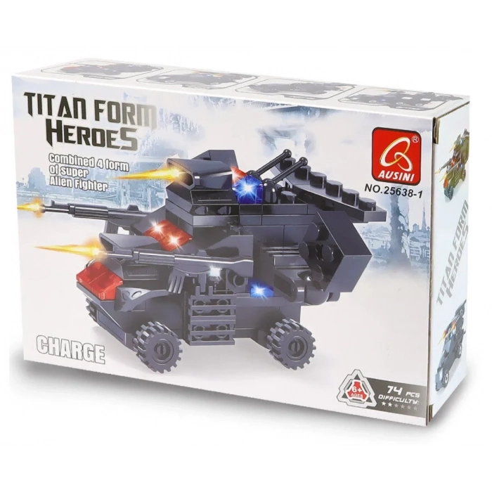 ÇOK SATAN Ausini Titan Form Heroes-1 Charge 74 Parça