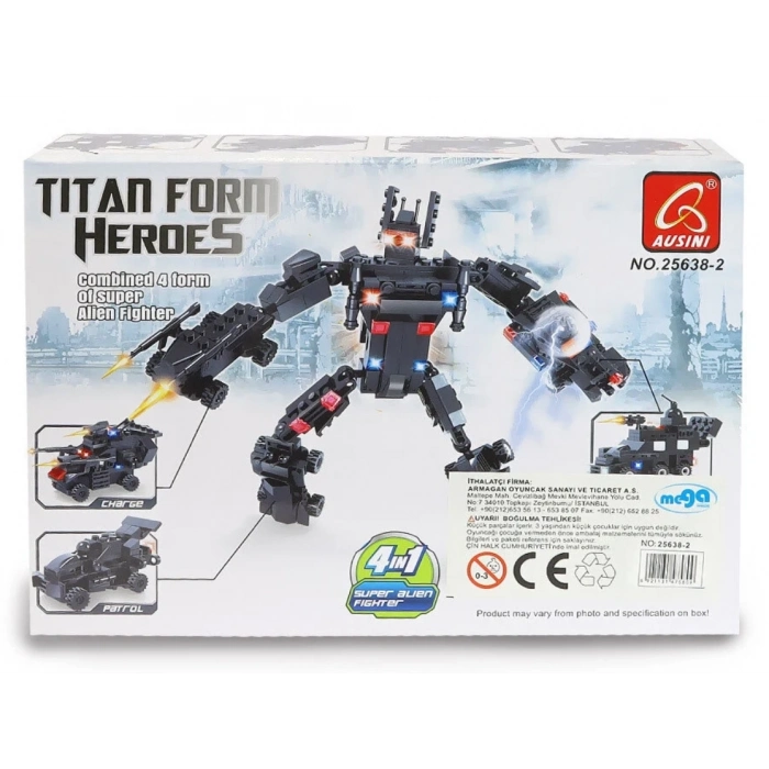 ÇOK SATAN Ausini Titan Form Heroes-2 Armor 97 Parça
