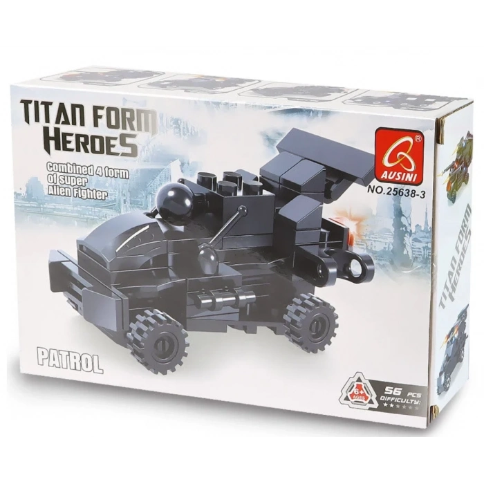 ÇOK SATAN Ausini Titan Form Heroes-3 Patrol 56 Parça