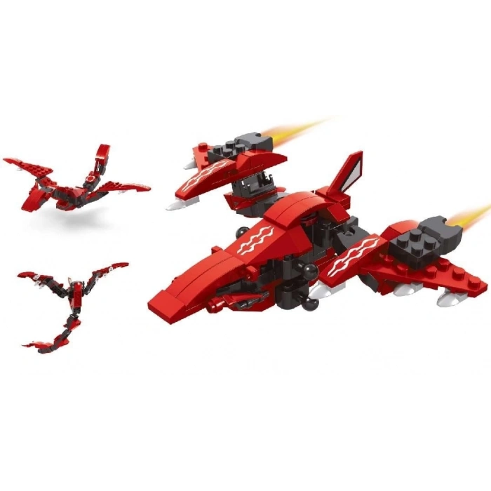 ÇOK SATAN Ausini Titan Uzaylı Savaşçı -4 Fire Wing 69 Parça