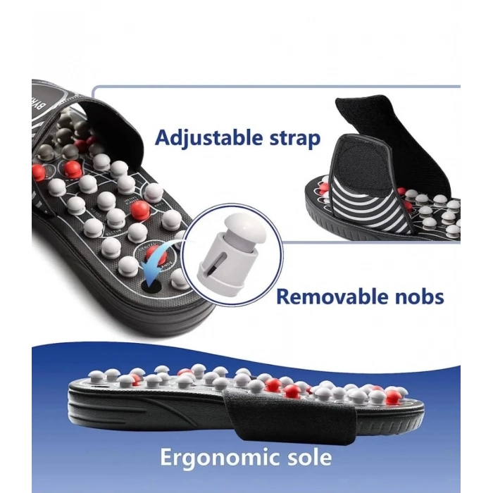 ÇOK SATAN Ayak Masajı Akupunktur Terliği (38-39 Numara)
