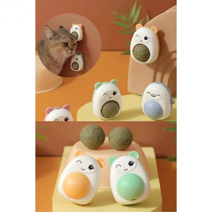 ÇOK SATAN Ayıcıklı Kedi Otu Yalama Topu